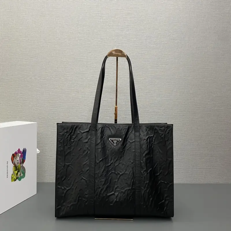 Prada Large Antique Tote Bag
