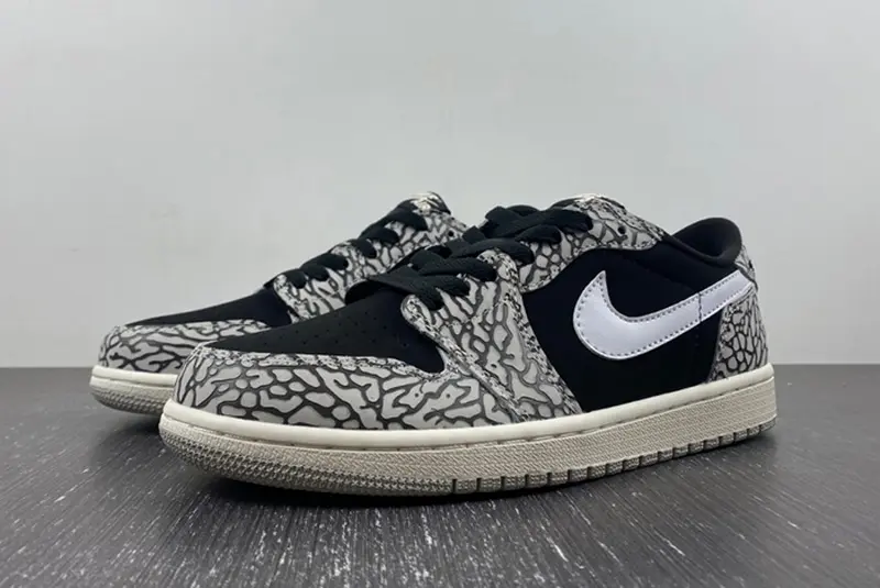 Air Jordan 1 Low “Elephant Print”  CZ0790-001