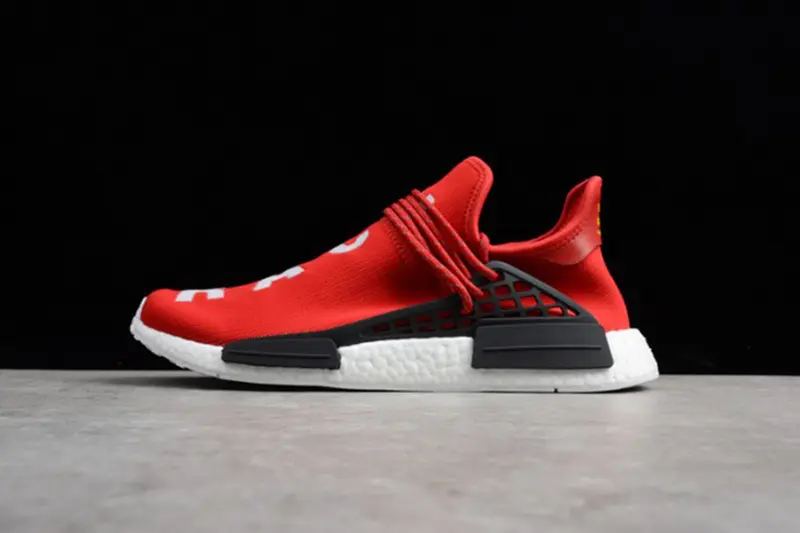 ADIDAS mens PW HUMAN RACE NMD ‘’PHARRELL‘ red BB0616