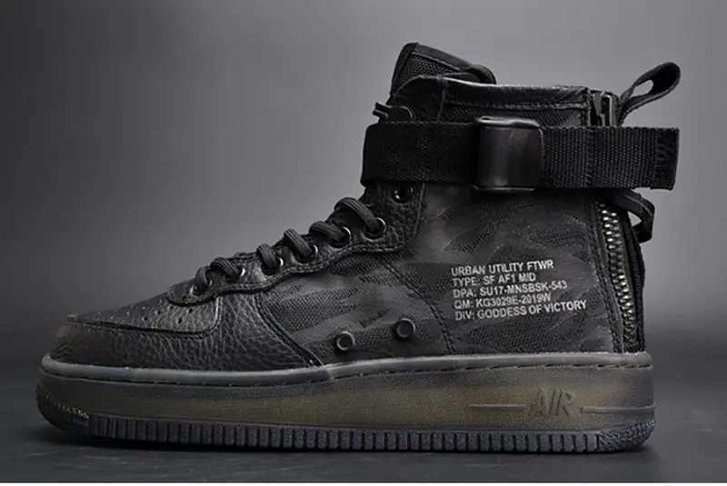 Nike Air Force 1 Mid "Tiger Camo" black mens AA7345-001