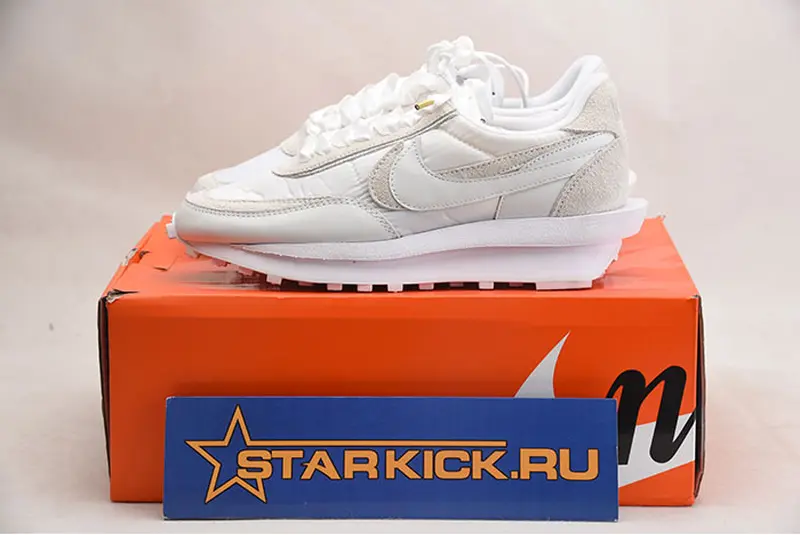 NIKE SACAI NIKE LDWAFFLE WHITE NYLON WHITE BV0073-101
