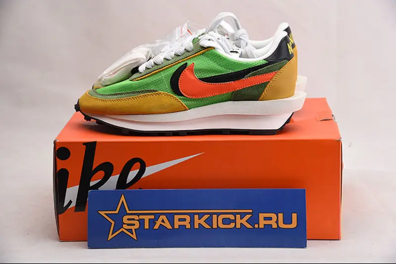 NIKE LD WAFFLE SACAI GREEN MULTI - BV0073-300
