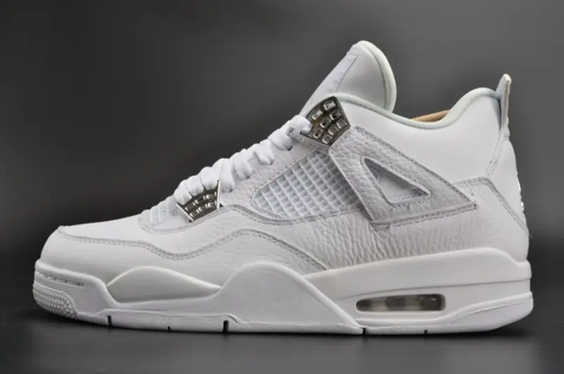 Air Jordan 4 Retro 'Pure Money'  white mens 308497-100
