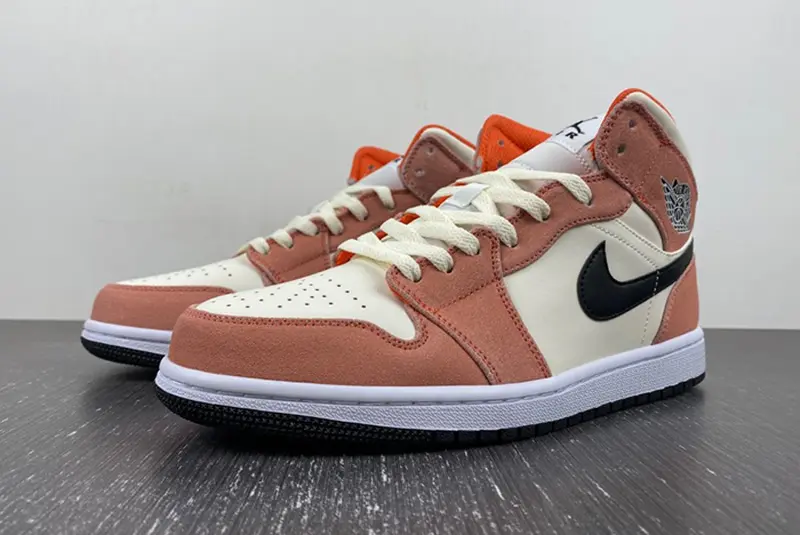 Air Jordan 1 Mid GS “Orange Suede”  DV1336-800