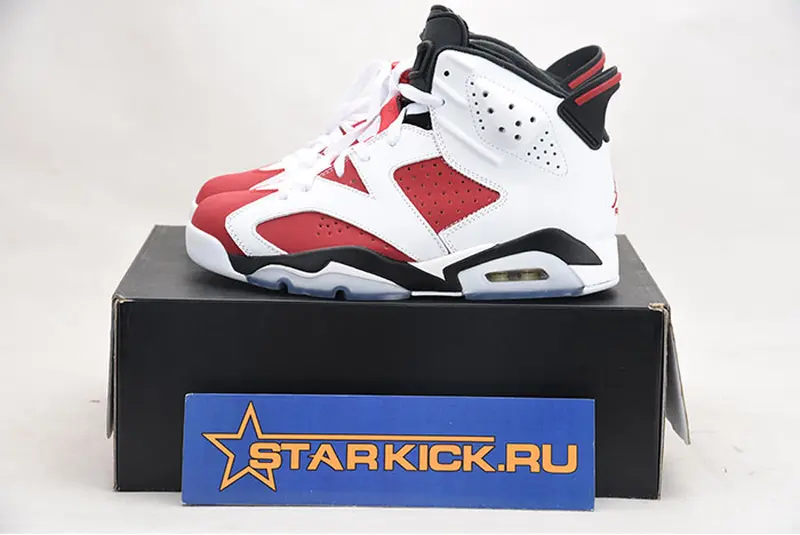 Air Jordan 6 VI Retro Carmine White Carmine Black 384664 160