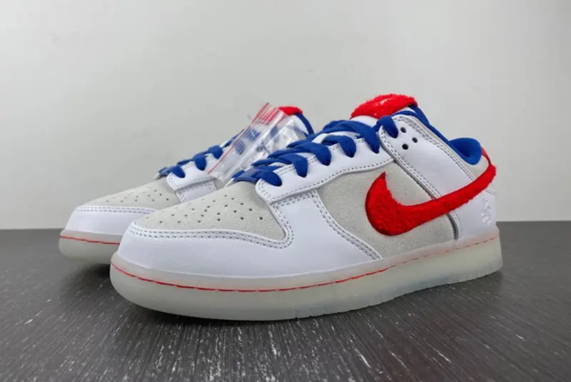 Nike Dunk Low Year of the Rabbit "White/Crimson-Varsity Royal" FD4203-161