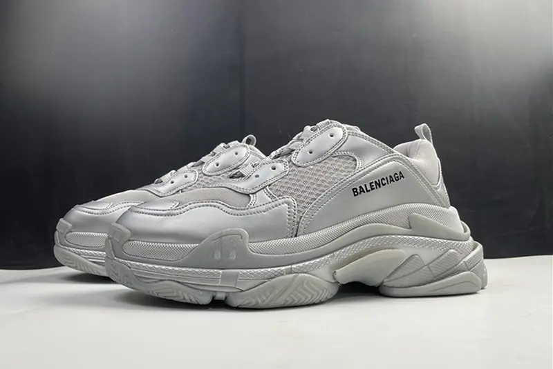 Balenciaga Triple S Sneaker Silver Metallic 536737 W2FS2 8100