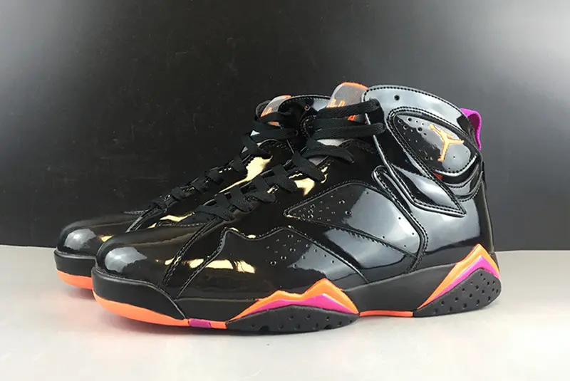 Air Jordan 7 WMNS Black Patent Leather 313358-006