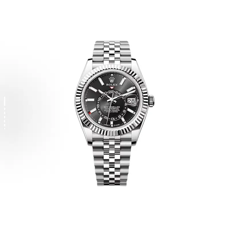 Rolex Navigator Series men's watch Dual time zone/100 meters waterproof，42mm