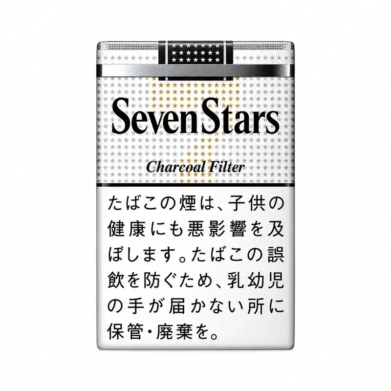 Seven Stars Charcoal Filter 14mg Soft Pack (1 Carton)